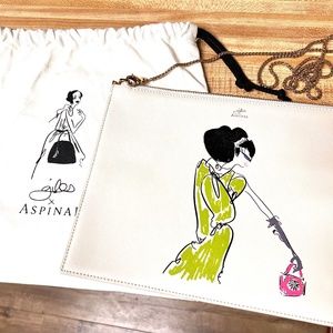 NEVER BEEN USED!! ORIGINAL ASPINAL OF LONDON LIMITED EDITION PRINTED POUCH